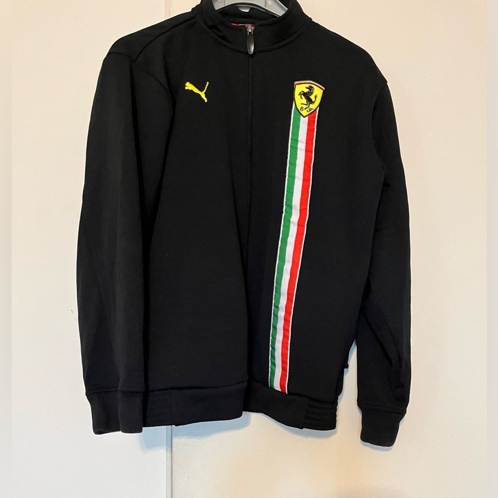 PUMA Ferrari Scuderia sleek track boys jacket